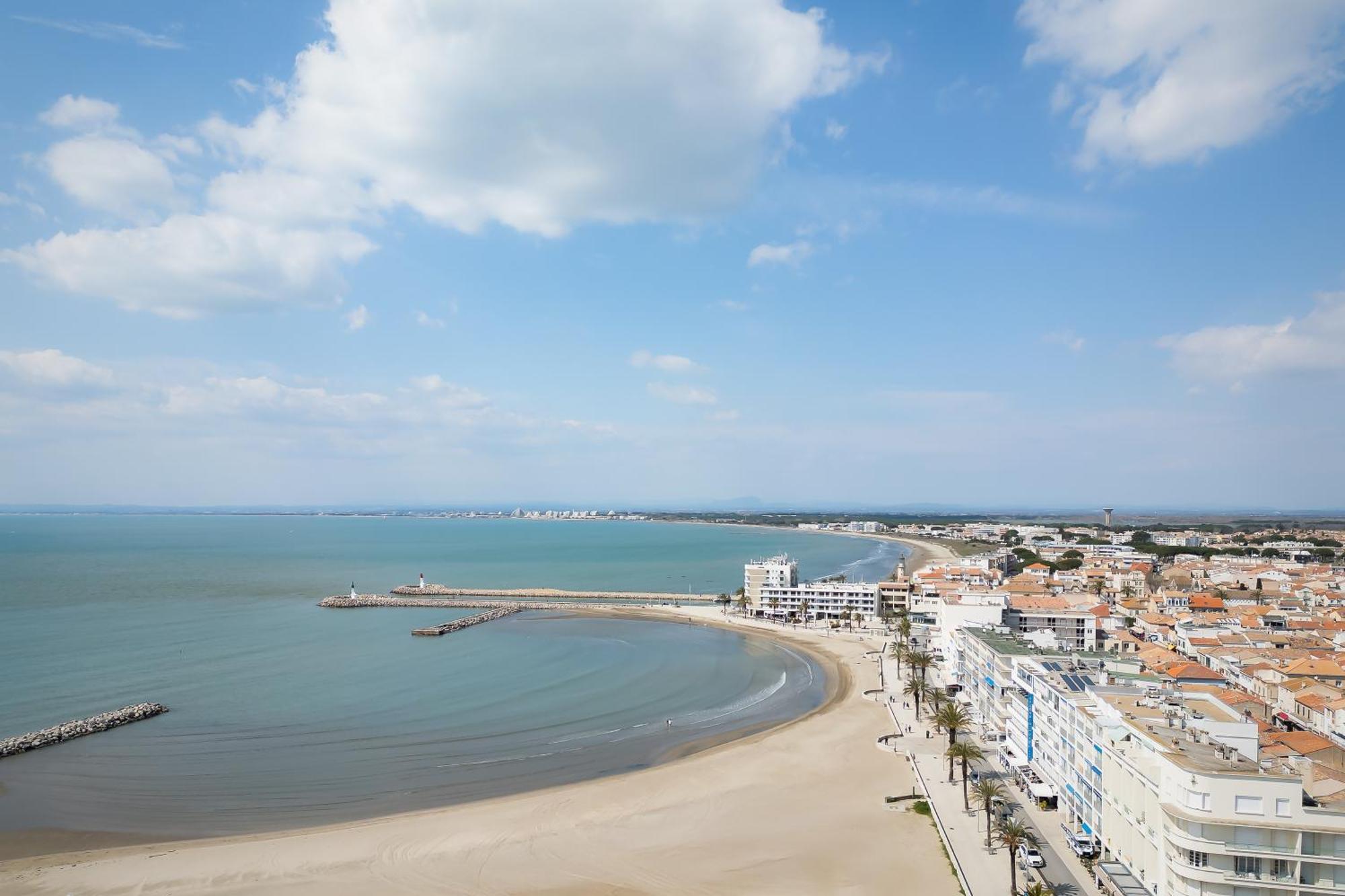 La Perle Du Grau : T1 Avec Exceptionnelle Vue Mer Le Grau-du-Roi Esterno foto